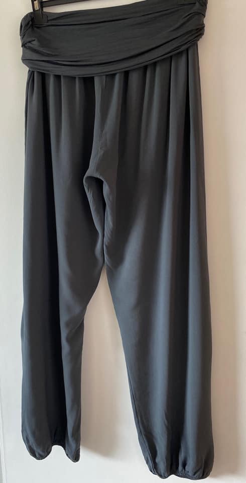 Sequin Trim Lightweight Trousers Suit - Dark Grey