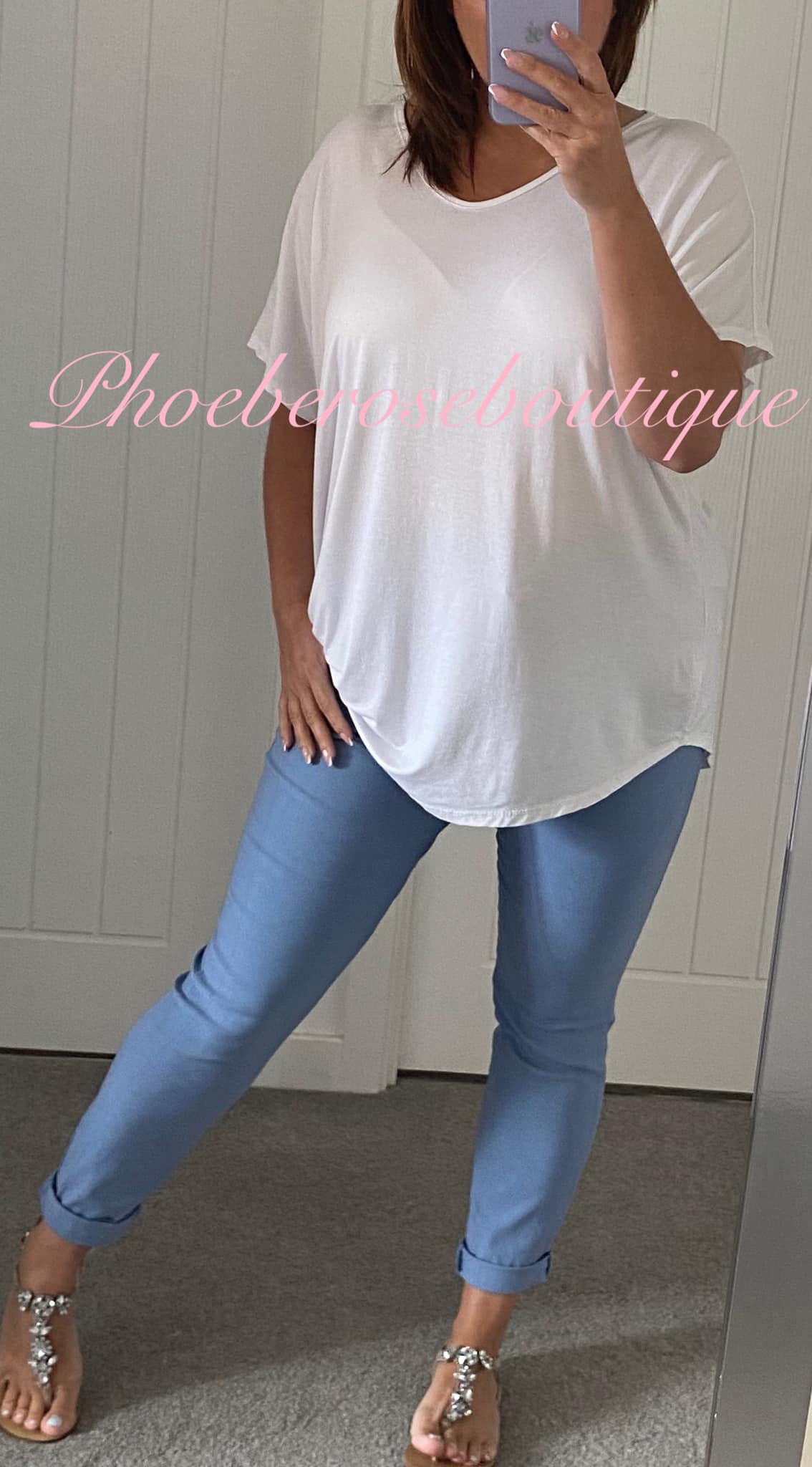 Magic Stretch Trousers - Cornflower Blue