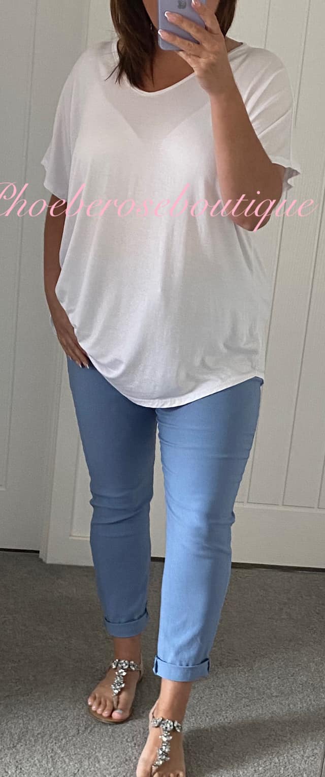 Magic Stretch Trousers - Cornflower Blue - Image 3