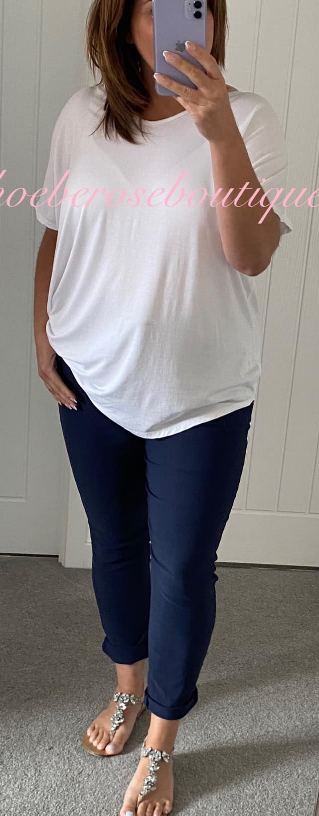 Magic Stretch Trousers - Navy - Image 3